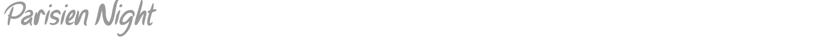 Parisien Night font preview